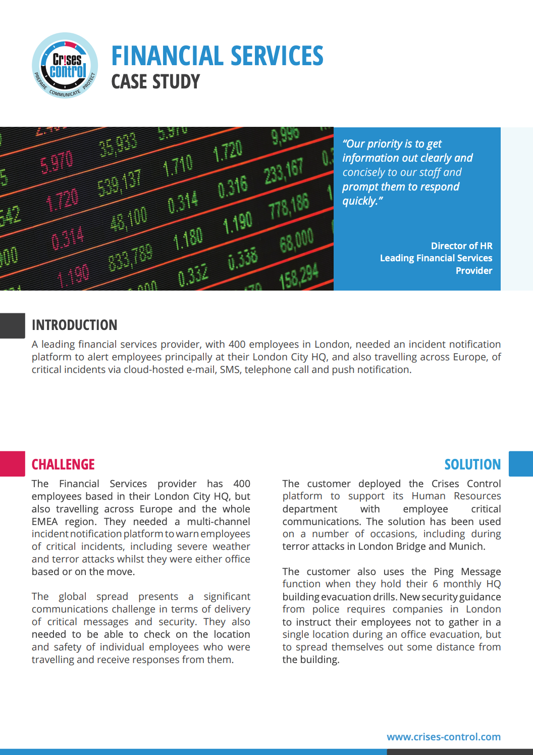 Financial Services and Insurance