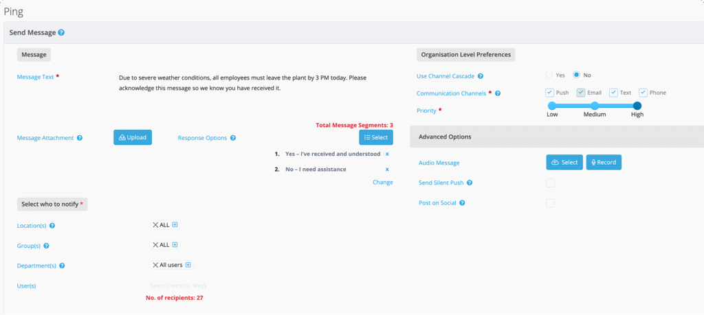 Mass Notification Software
