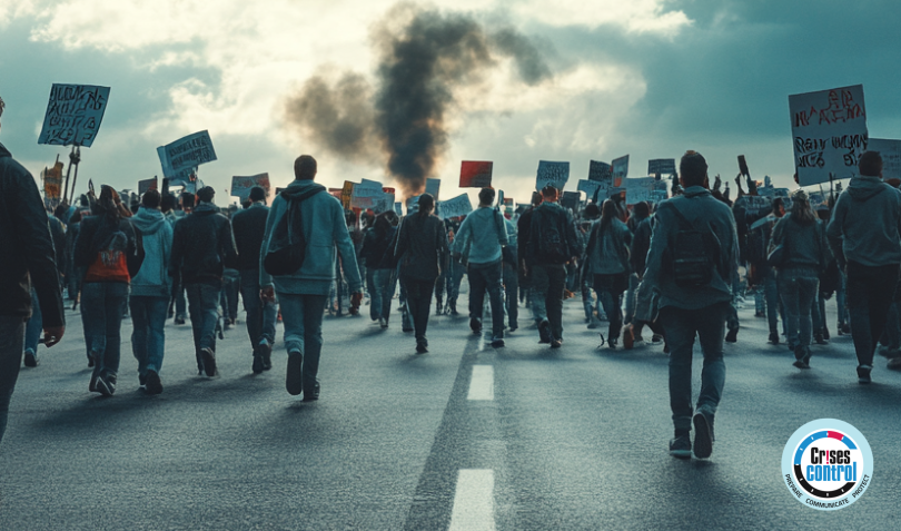 Mass Notification System that helps during riots